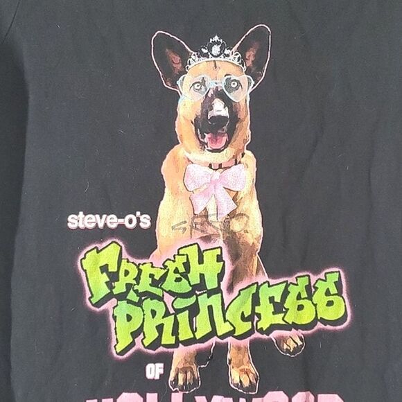 Steve-o Autographed Signed Fresh Princess of Hollywood Dog Shirt 100% Cotton S - Picture 5 of 14